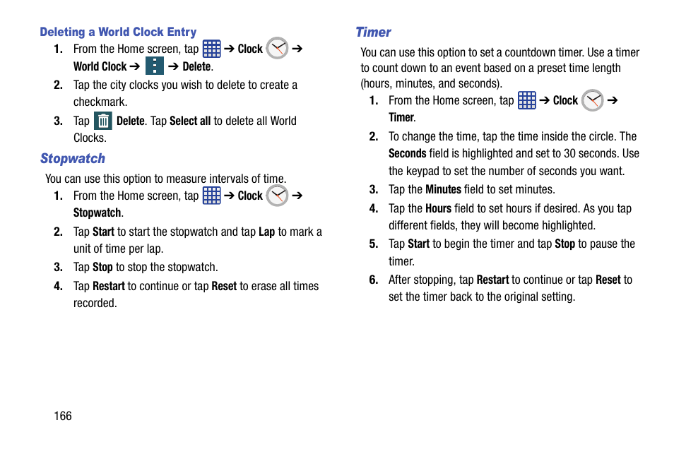 Samsung galaxy S5 User Manual | Page 174 / 214