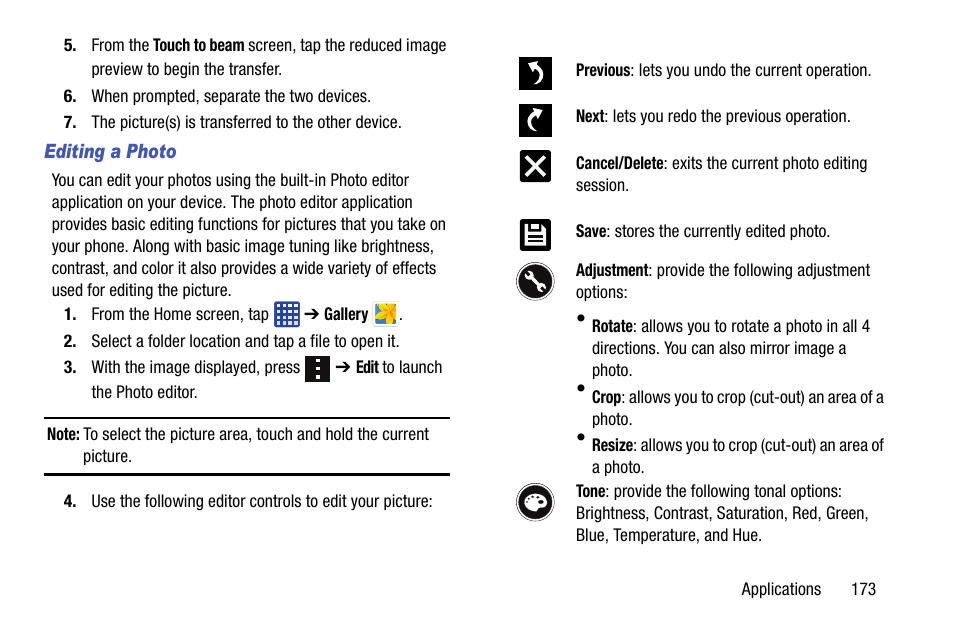 Samsung galaxy S5 User Manual | Page 181 / 214