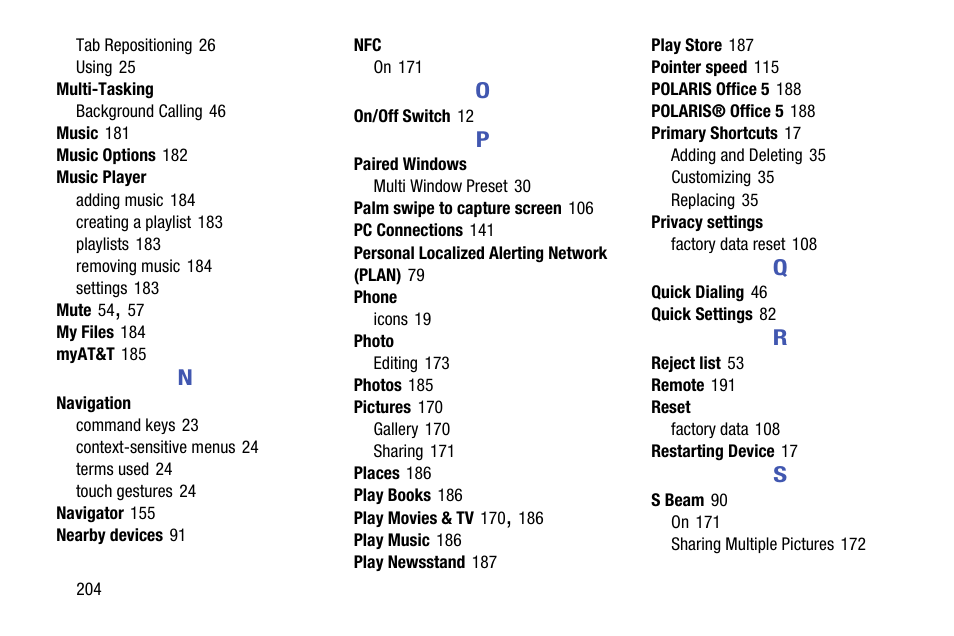 Samsung galaxy S5 User Manual | Page 212 / 214