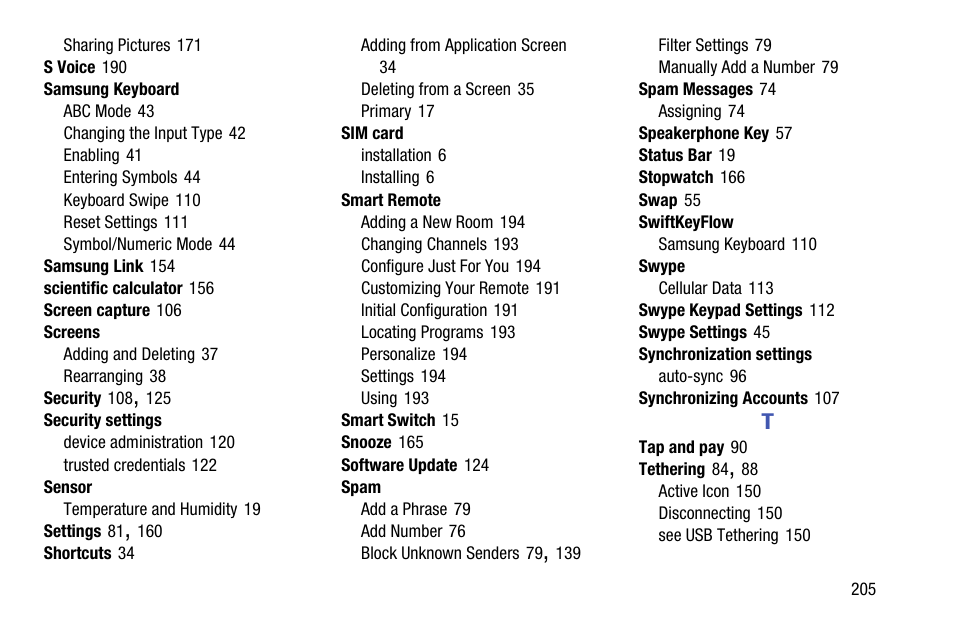 Samsung galaxy S5 User Manual | Page 213 / 214
