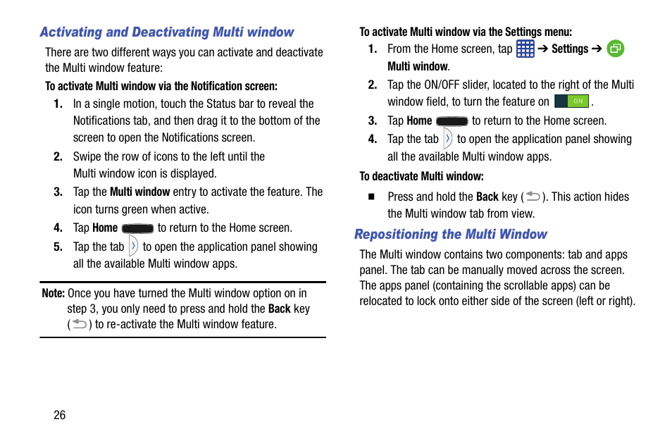 Samsung galaxy S5 User Manual | Page 34 / 214