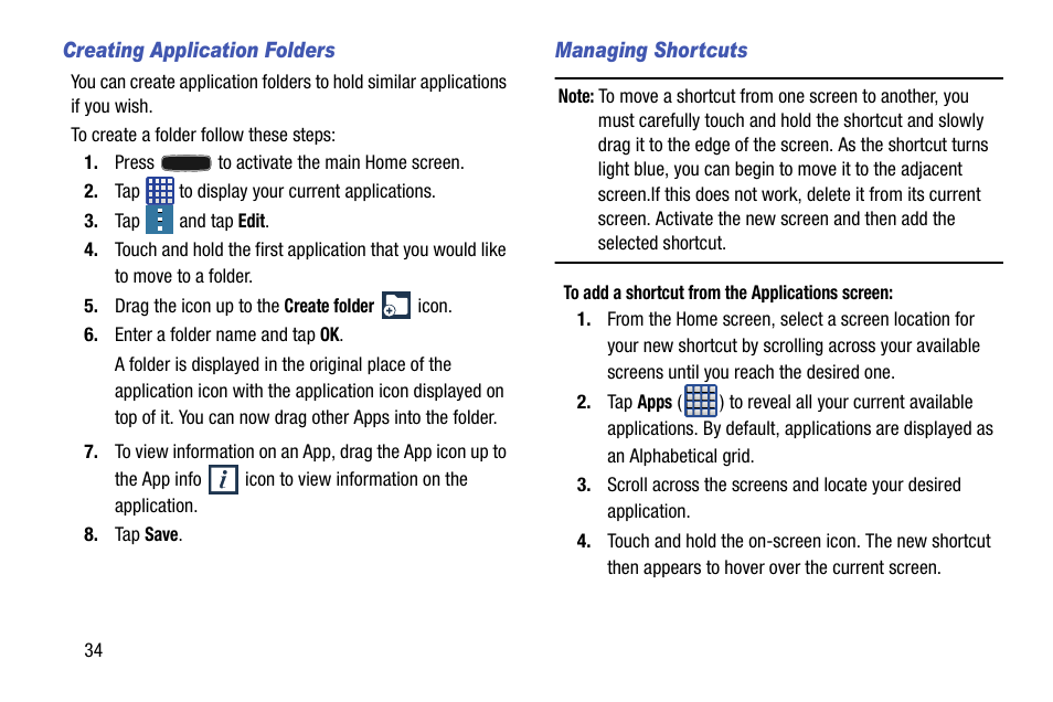 Samsung galaxy S5 User Manual | Page 42 / 214