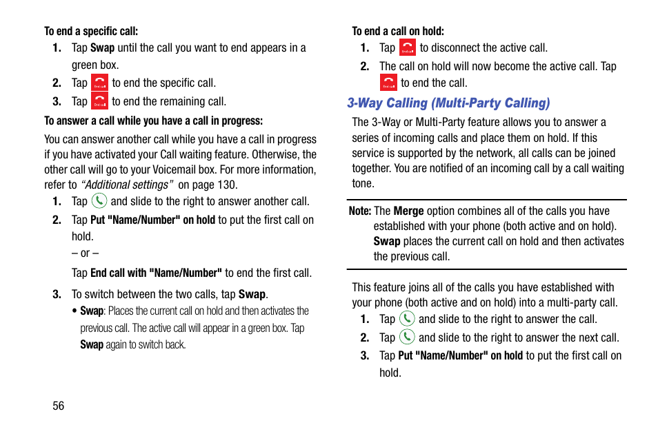 Samsung galaxy S5 User Manual | Page 64 / 214