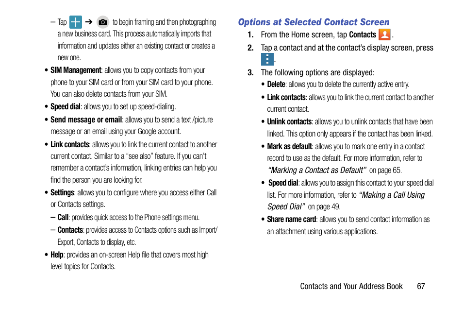 Samsung galaxy S5 User Manual | Page 75 / 214