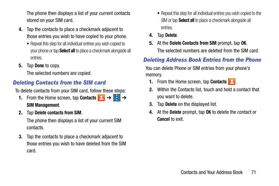 Samsung galaxy S5 User Manual | Page 79 / 214