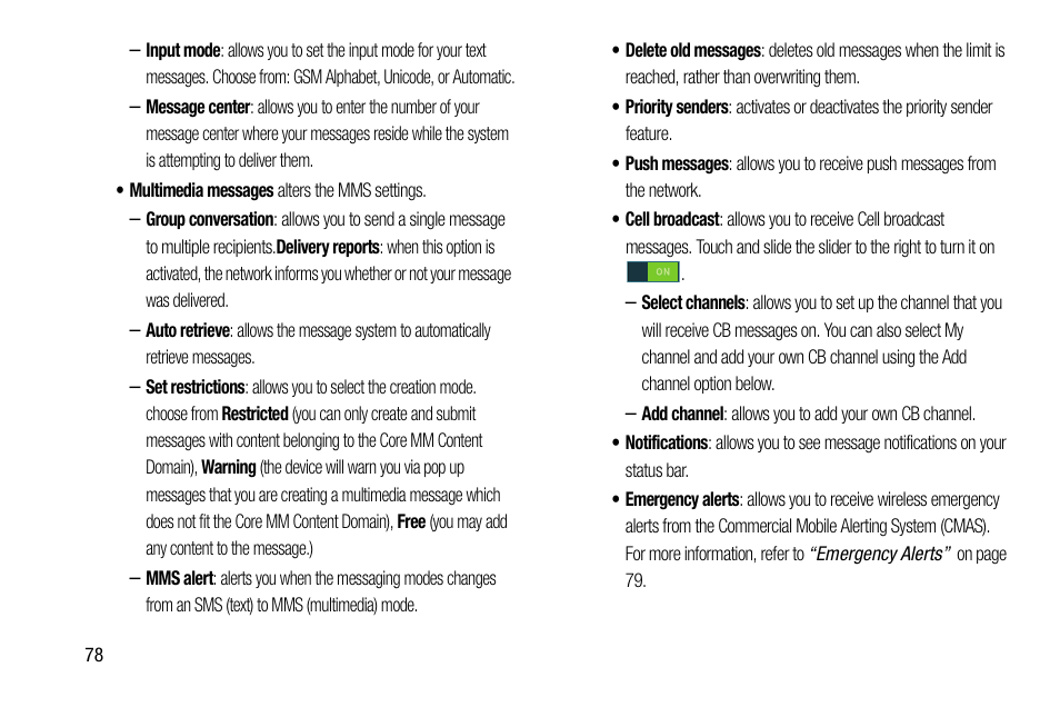 Samsung galaxy S5 User Manual | Page 86 / 214