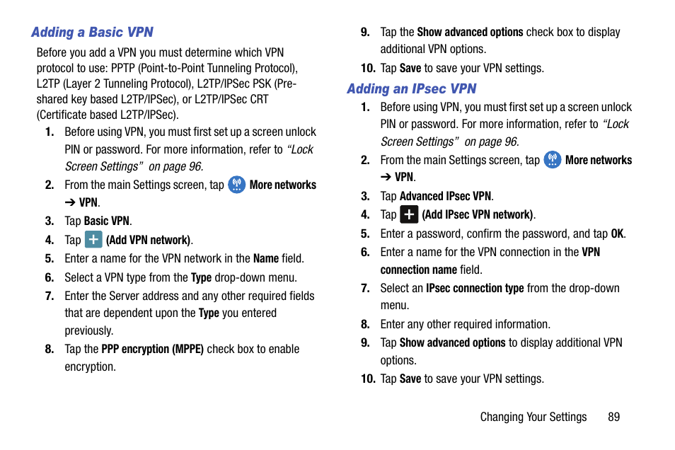 Samsung galaxy S5 User Manual | Page 97 / 214