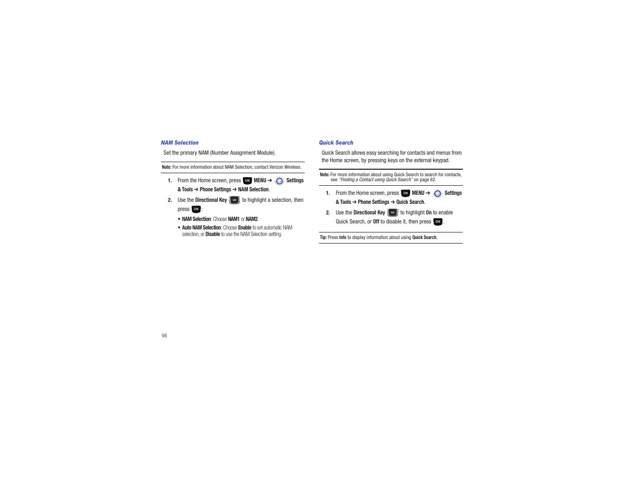 Samsung Gusto User Manual | Page 103 / 152
