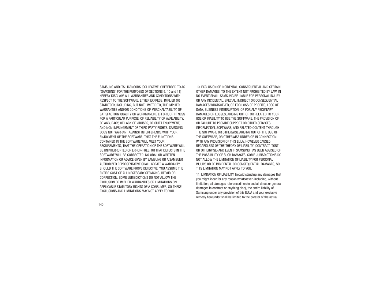 Samsung Gusto User Manual | Page 145 / 152