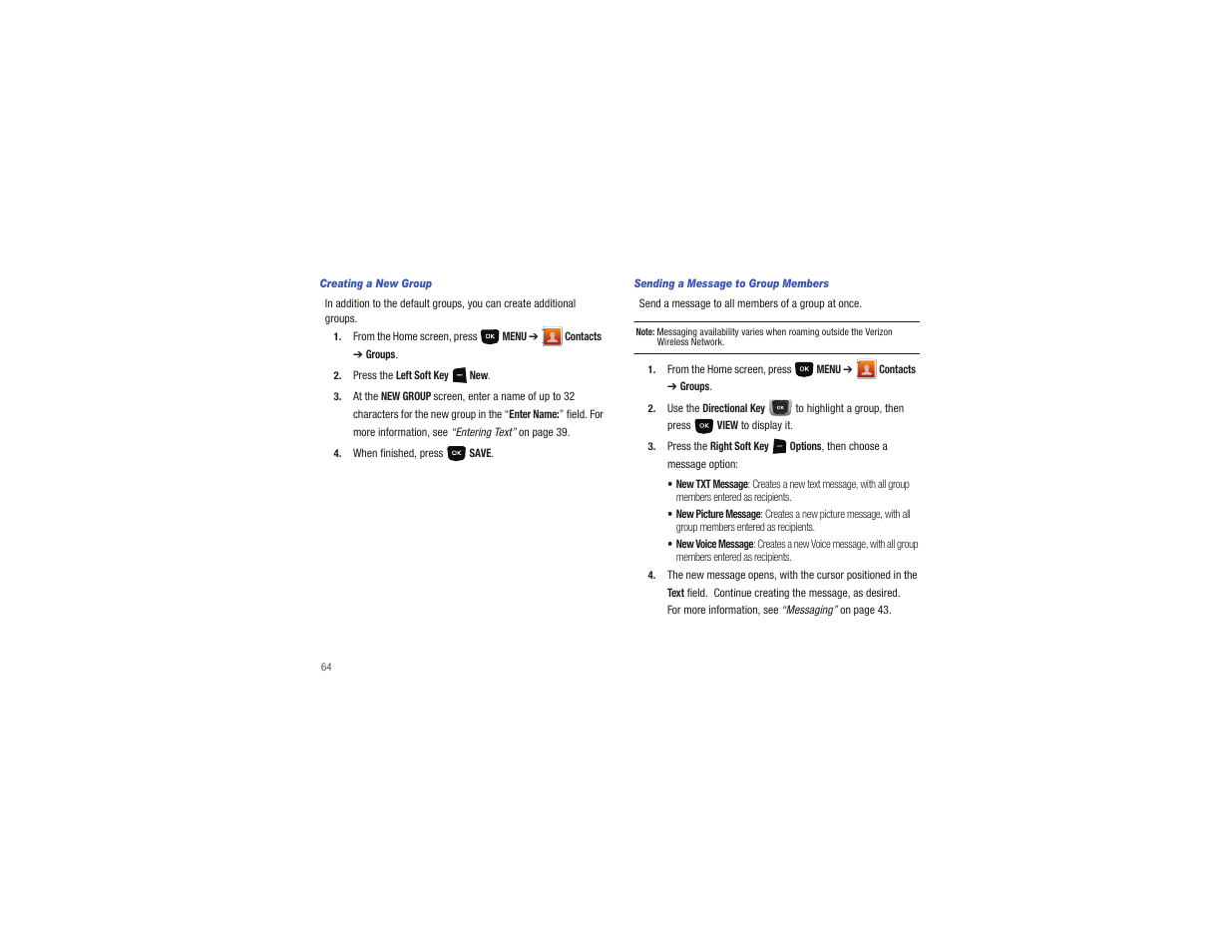 Samsung Gusto User Manual | Page 69 / 152