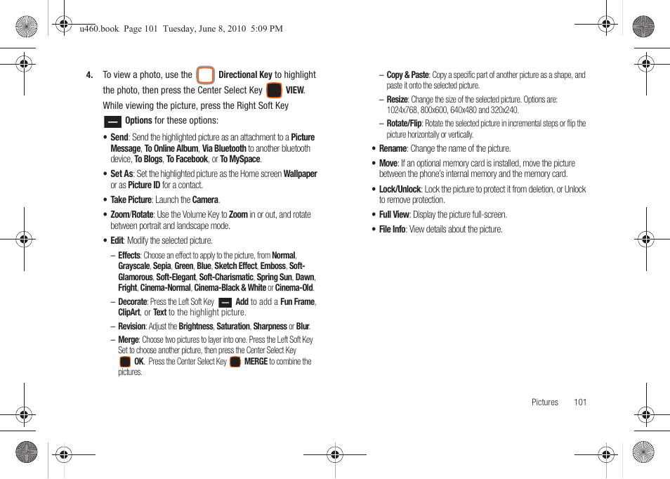 Samsung intensity 2 User Manual | Page 106 / 193