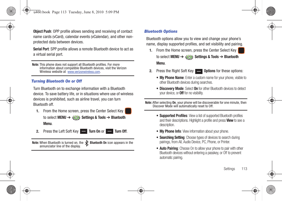 Samsung intensity 2 User Manual | Page 118 / 193