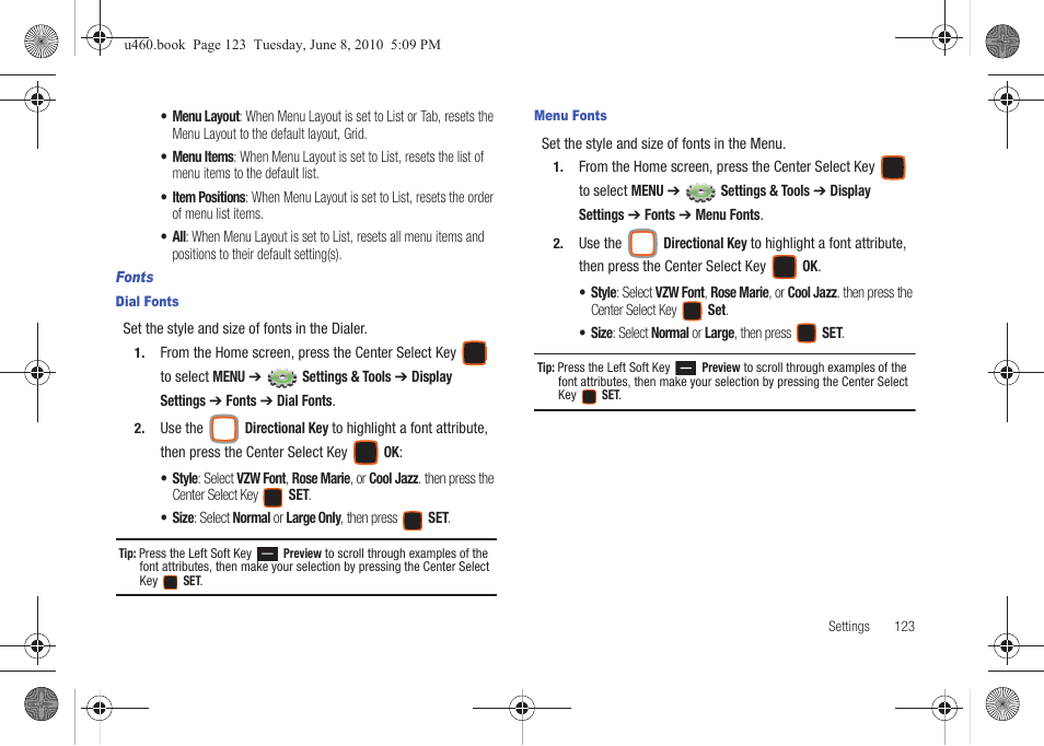 Samsung intensity 2 User Manual | Page 128 / 193