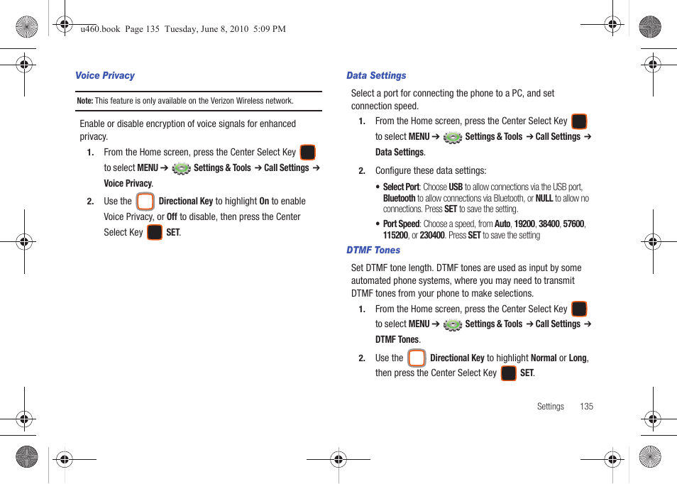 Samsung intensity 2 User Manual | Page 140 / 193