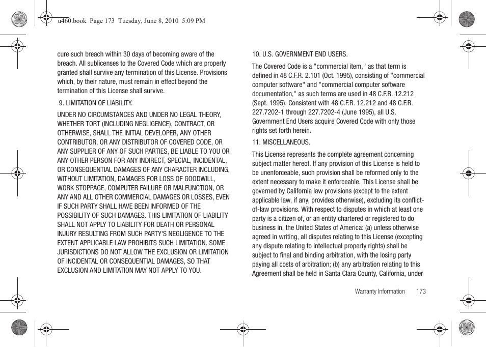 Samsung intensity 2 User Manual | Page 178 / 193