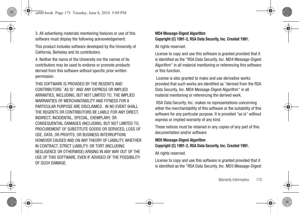 Samsung intensity 2 User Manual | Page 180 / 193