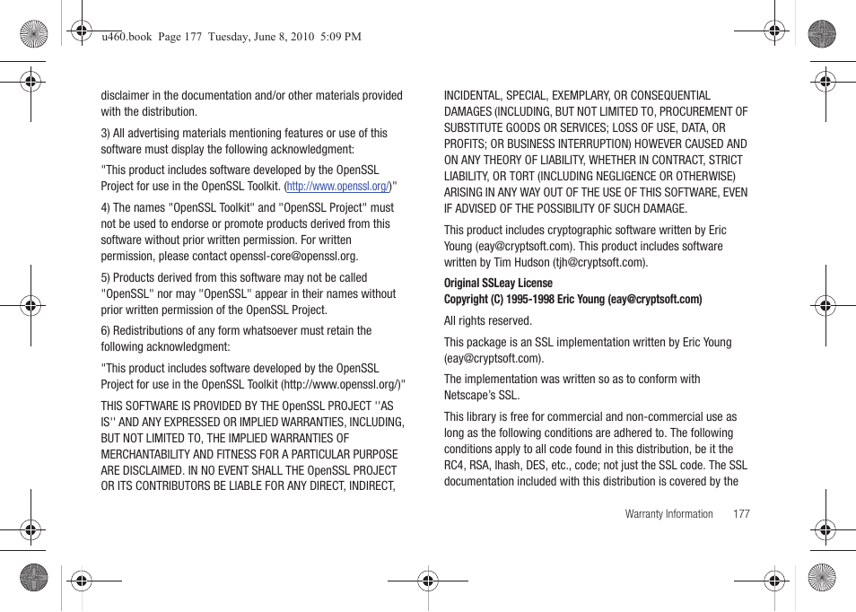 Samsung intensity 2 User Manual | Page 182 / 193