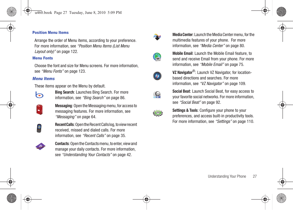 Samsung intensity 2 User Manual | Page 32 / 193