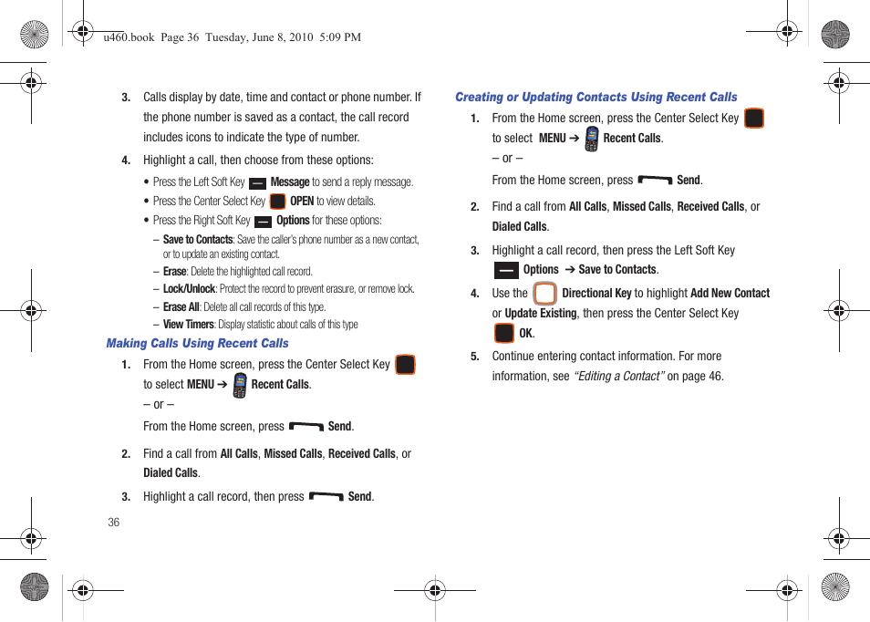 Samsung intensity 2 User Manual | Page 41 / 193