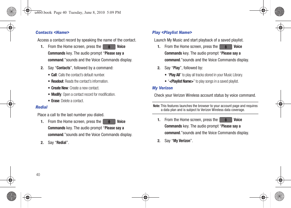 Samsung intensity 2 User Manual | Page 45 / 193