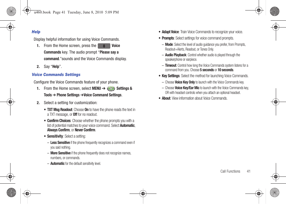 Samsung intensity 2 User Manual | Page 46 / 193