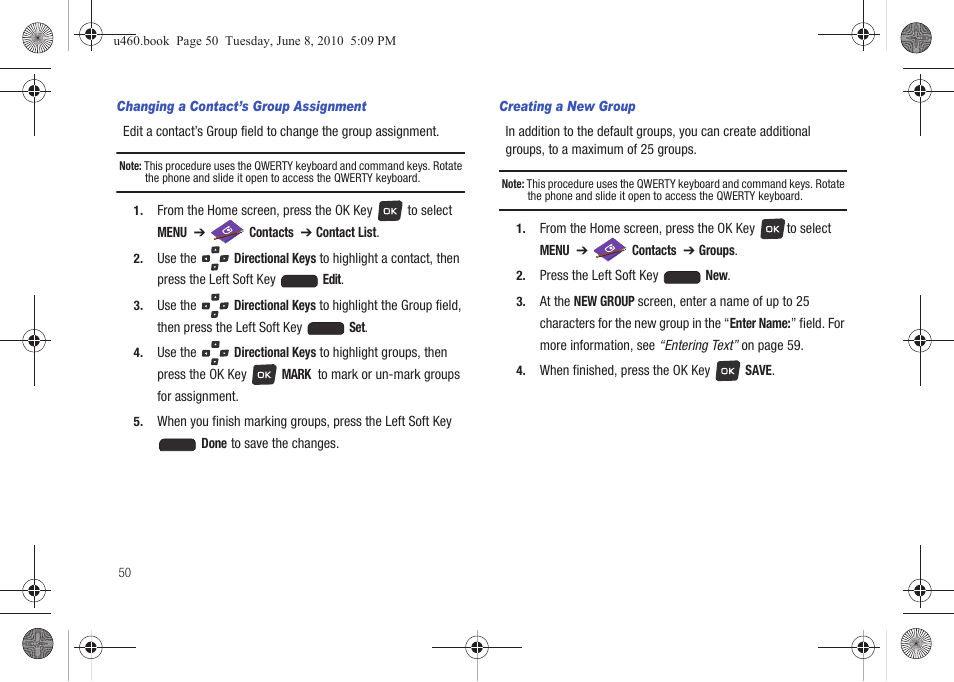 Samsung intensity 2 User Manual | Page 55 / 193