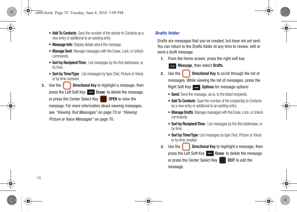 Samsung intensity 2 User Manual | Page 79 / 193