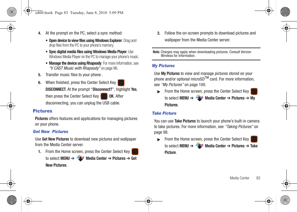 Pictures | Samsung intensity 2 User Manual | Page 88 / 193