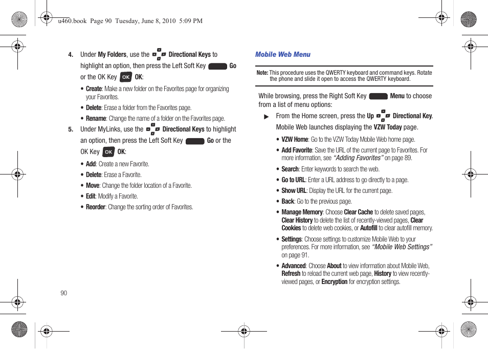 Samsung intensity 2 User Manual | Page 95 / 193