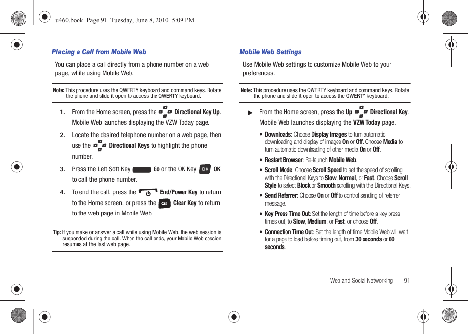 Samsung intensity 2 User Manual | Page 96 / 193