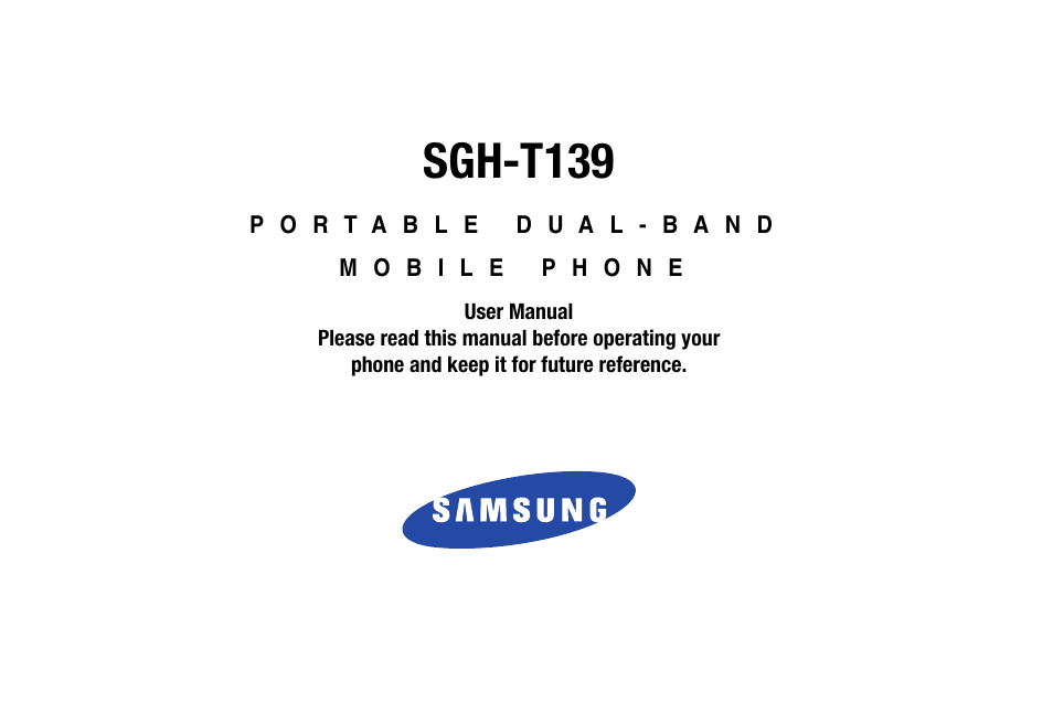 Samsung t139 User Manual | 119 pages