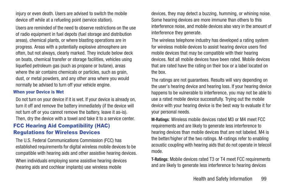 Wireless devices | Samsung t139 User Manual | Page 103 / 119