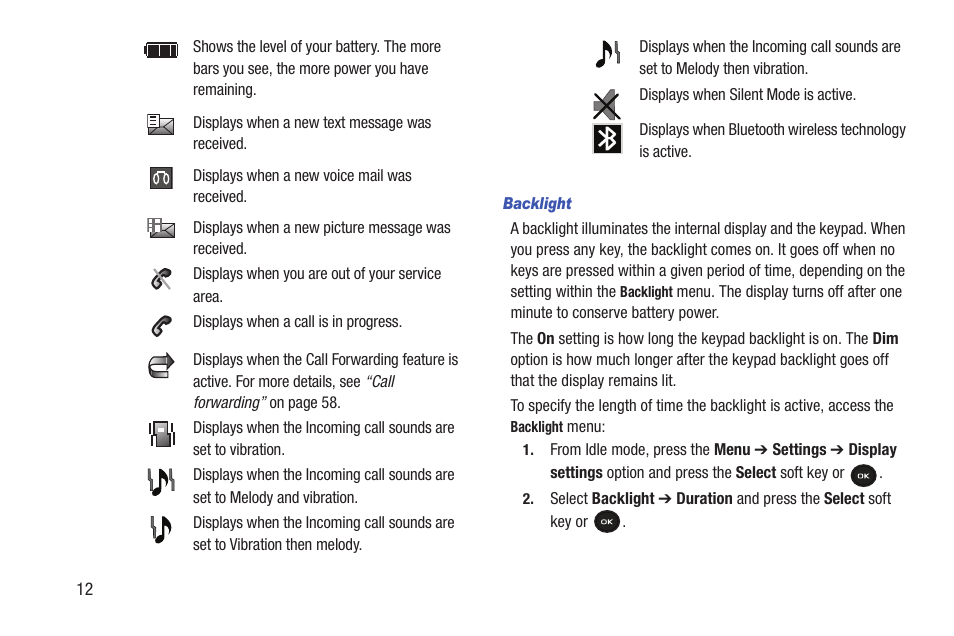 Samsung t139 User Manual | Page 16 / 119