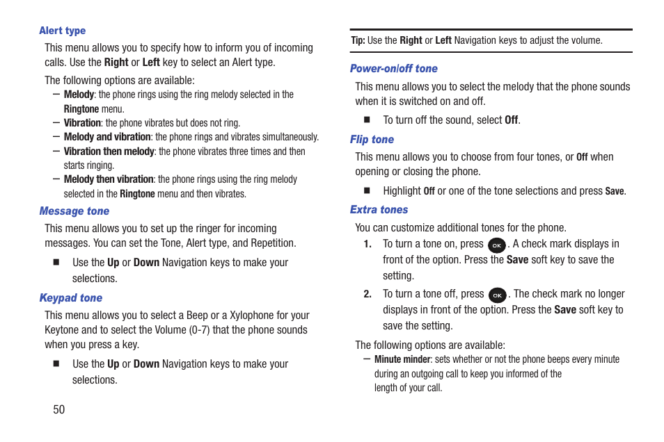 Samsung t139 User Manual | Page 54 / 119