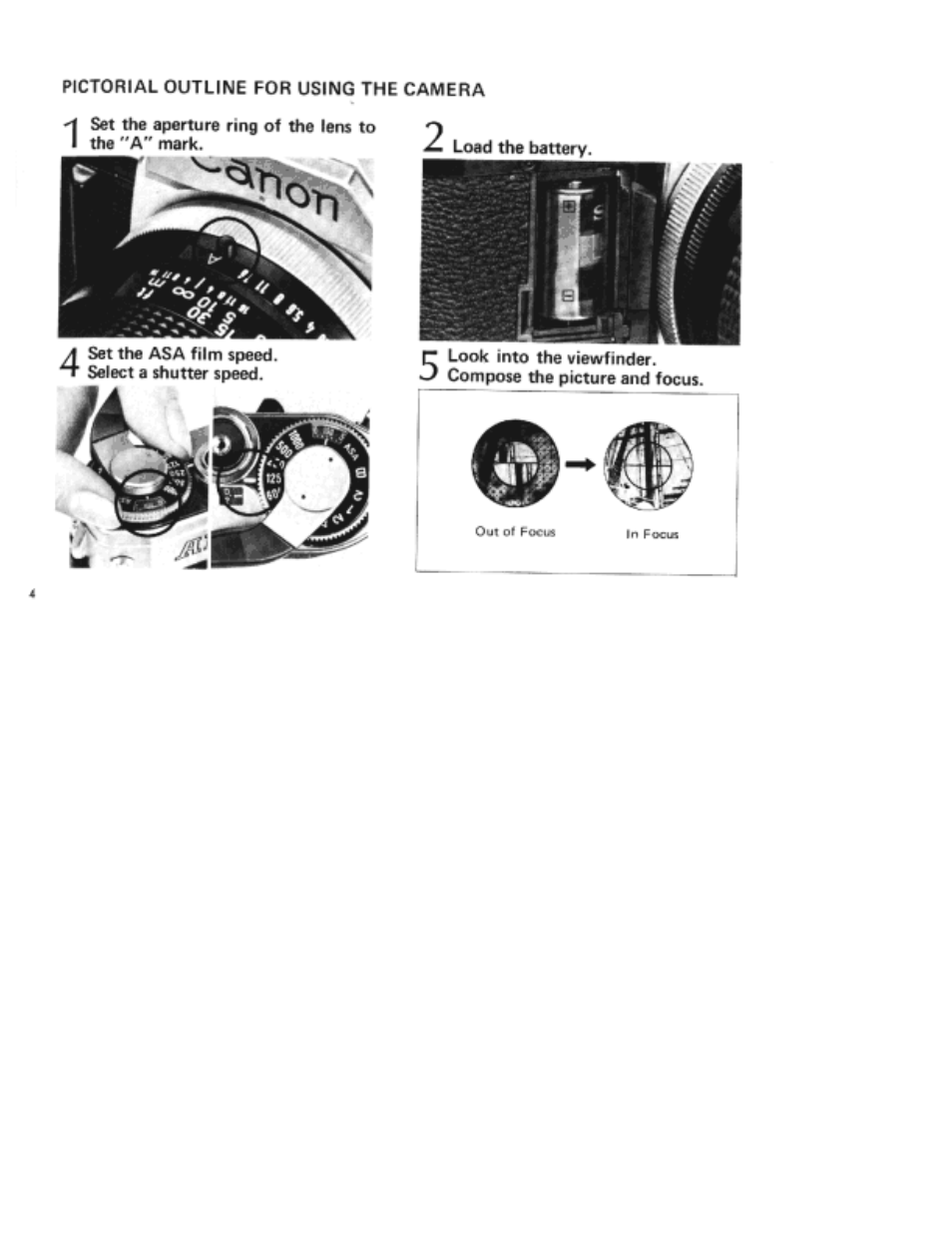 Canon AE-1 User Manual | Page 10 / 80