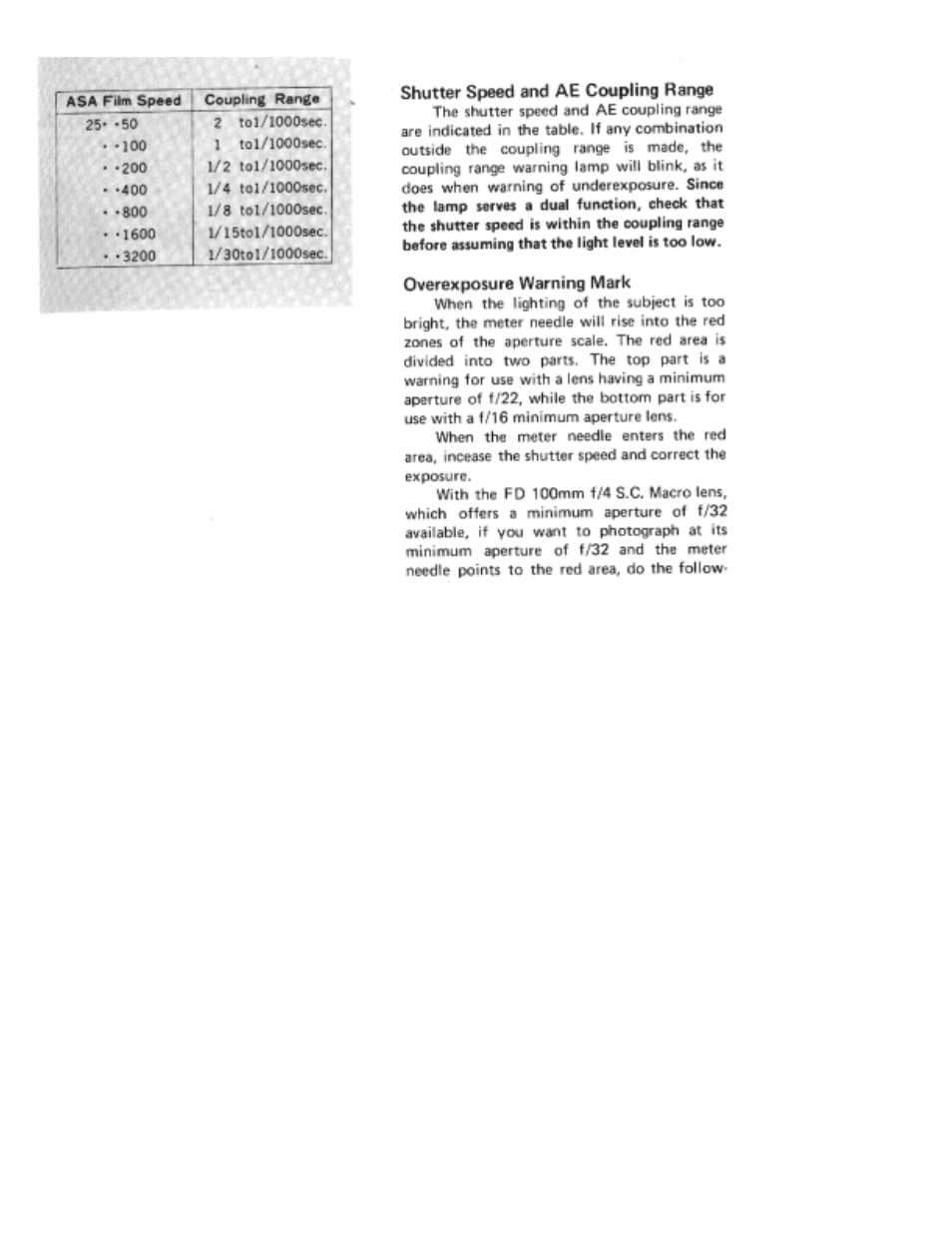 Canon AE-1 User Manual | Page 43 / 80