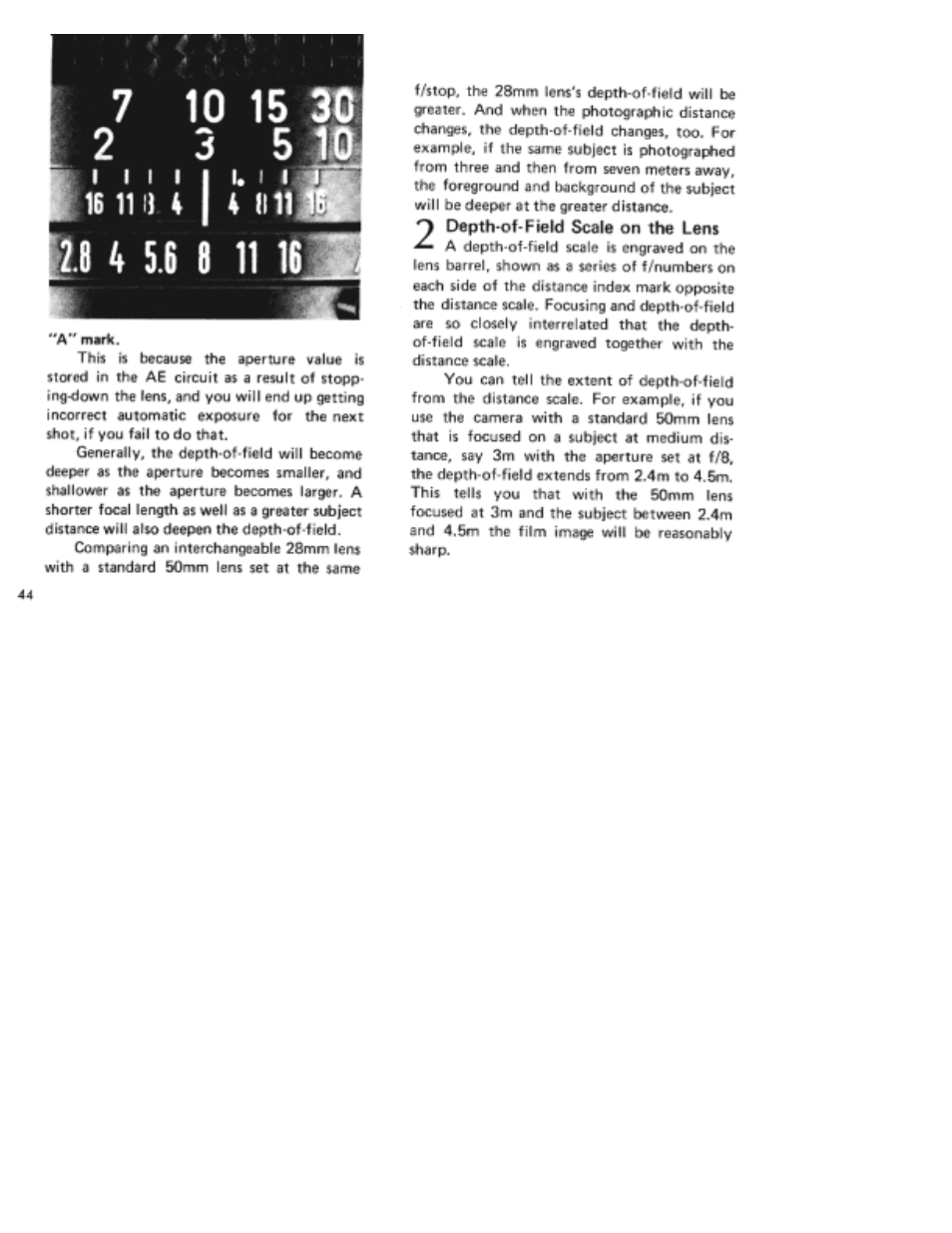 Canon AE-1 User Manual | Page 49 / 80