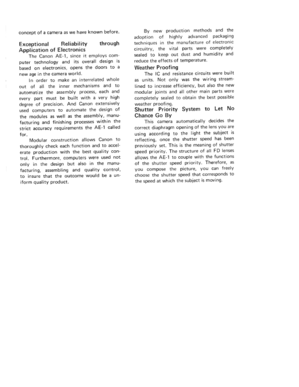 Canon AE-1 User Manual | Page 73 / 80