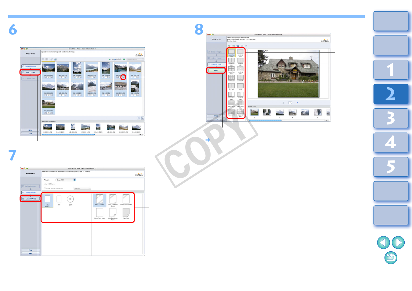 Cop y | Canon t2i 3.9 for Macintosh User Manual | Page 46 / 132