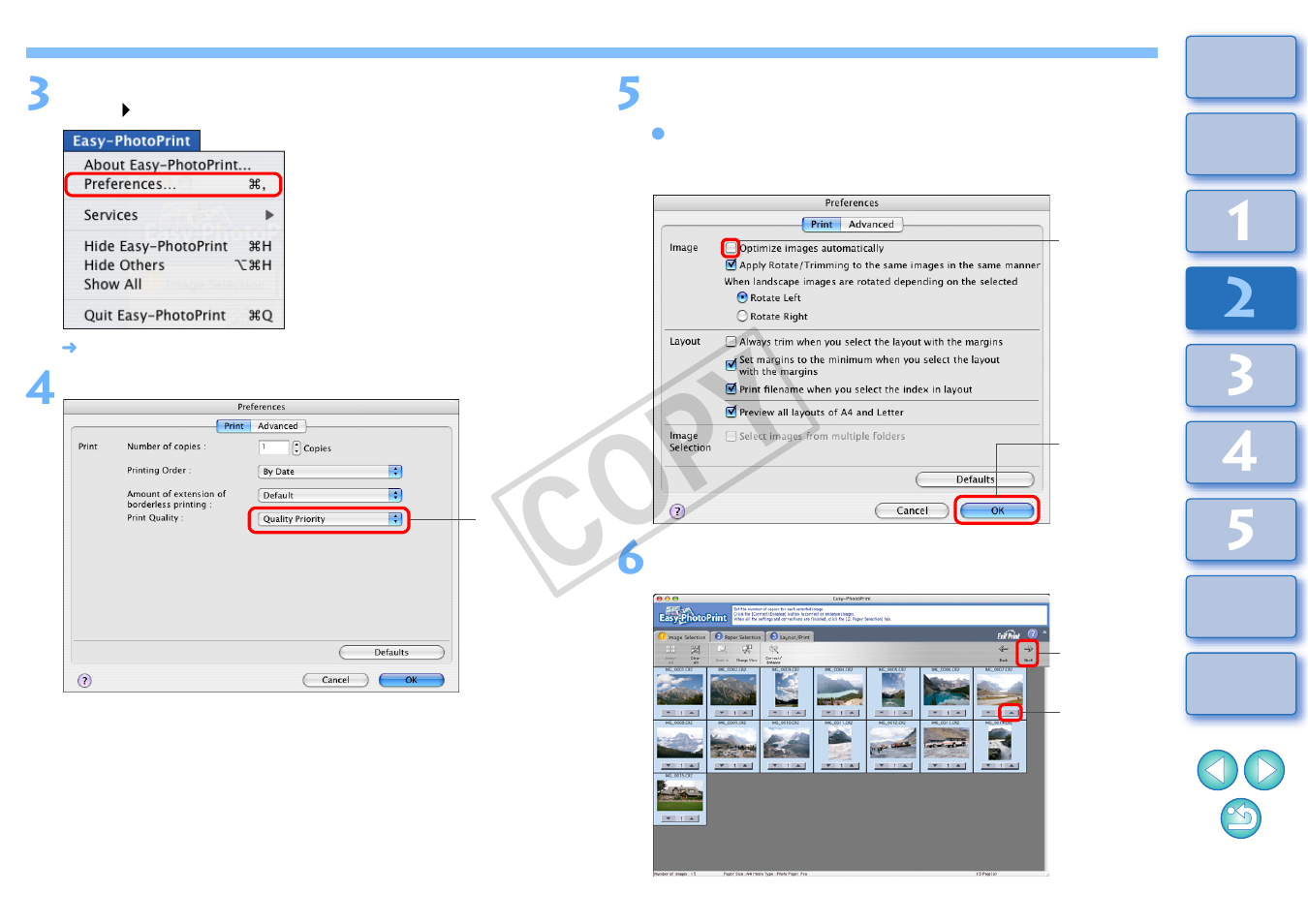 Cop y | Canon t2i 3.9 for Macintosh User Manual | Page 48 / 132
