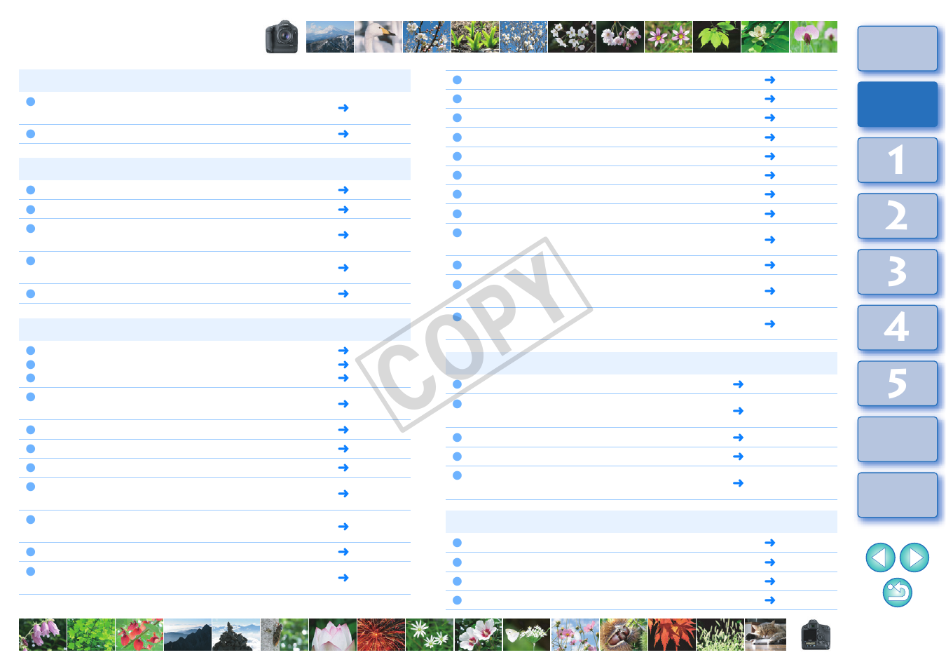 Contents at a glance, Contents at, A glance | Cop y | Canon t2i 3.9 for Macintosh User Manual | Page 5 / 132