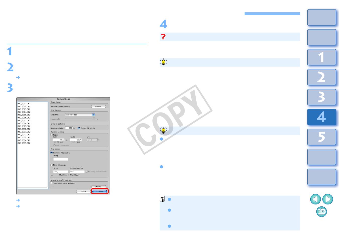 P.86, P.86), Multiple images | Cop y | Canon t2i 3.9 for Macintosh User Manual | Page 87 / 132