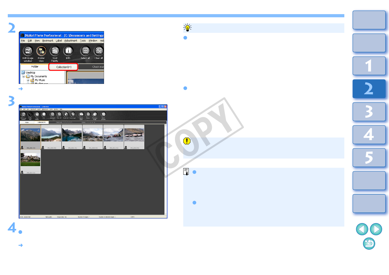 Cop y | Canon t2i 3.9 for Windows User Manual | Page 38 / 132