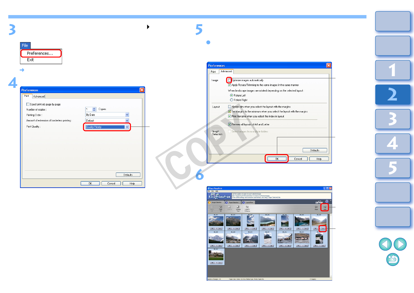 Cop y | Canon t2i 3.9 for Windows User Manual | Page 48 / 132