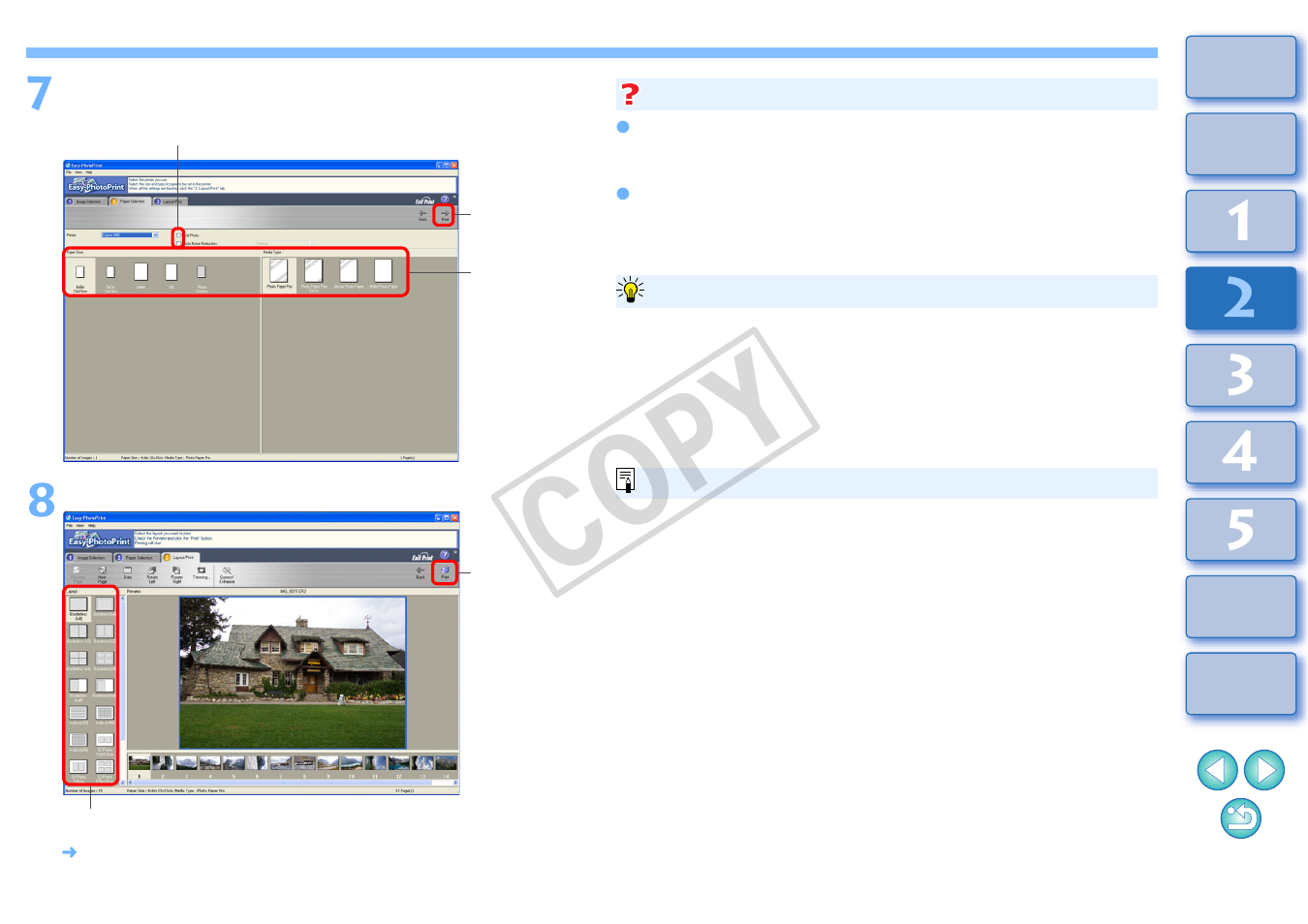 Cop y | Canon t2i 3.9 for Windows User Manual | Page 49 / 132