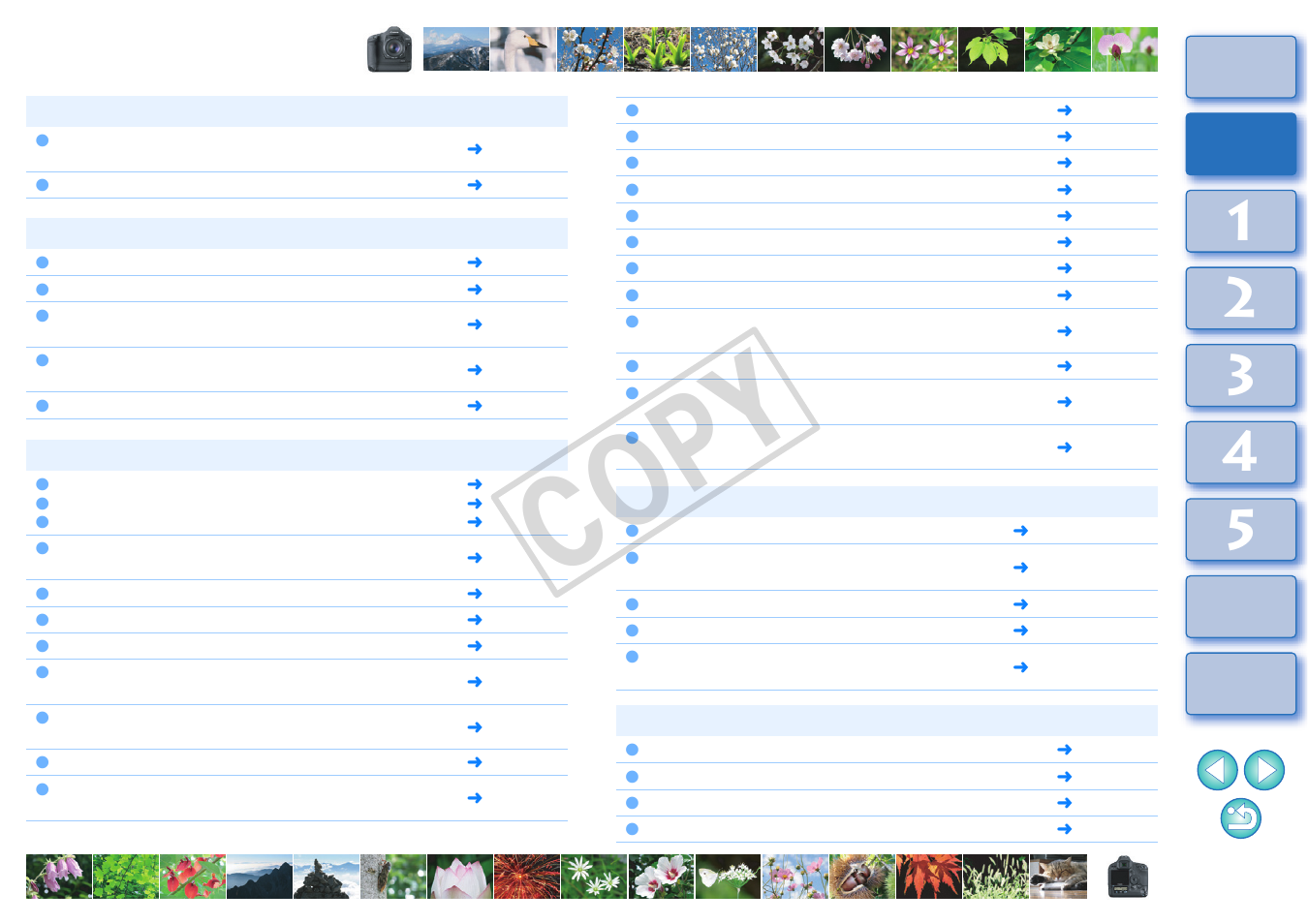 Contents at a glance, Contents at, A glance | Cop y | Canon t2i 3.9 for Windows User Manual | Page 5 / 132