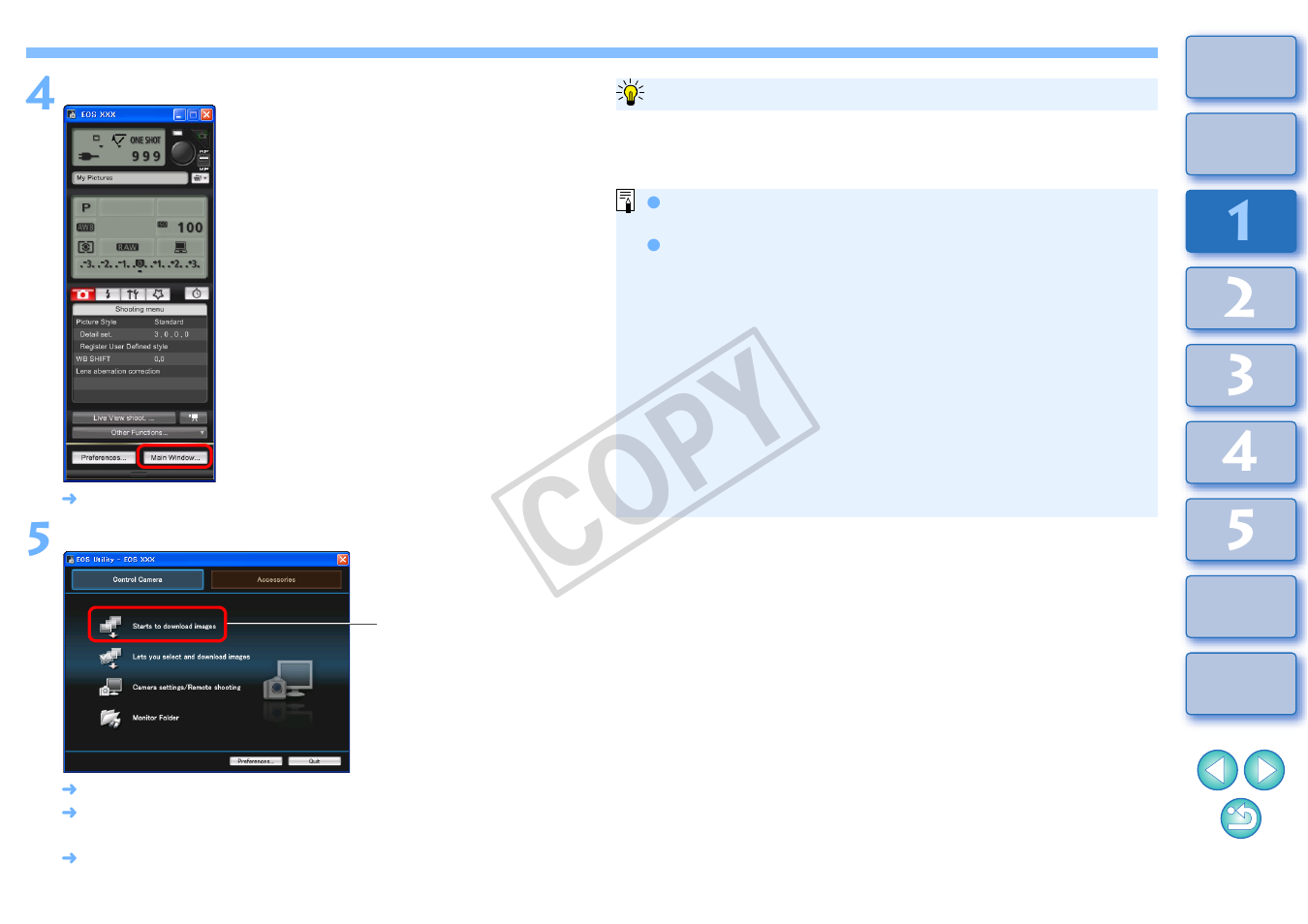 Cop y | Canon t2i 3.9 for Windows User Manual | Page 9 / 132