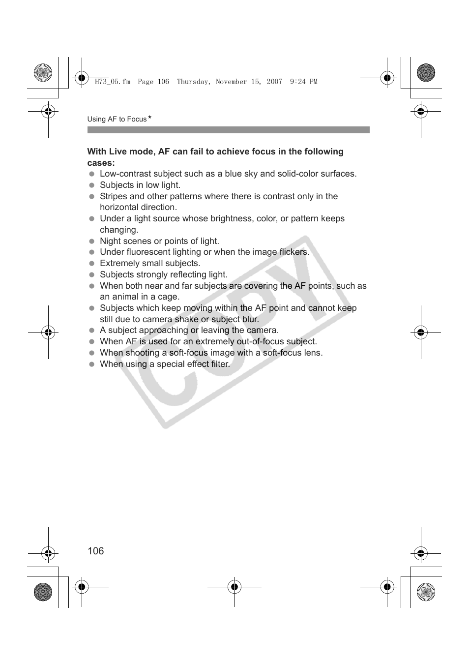 Canon EOS Rebel xsi User Manual | Page 106 / 196