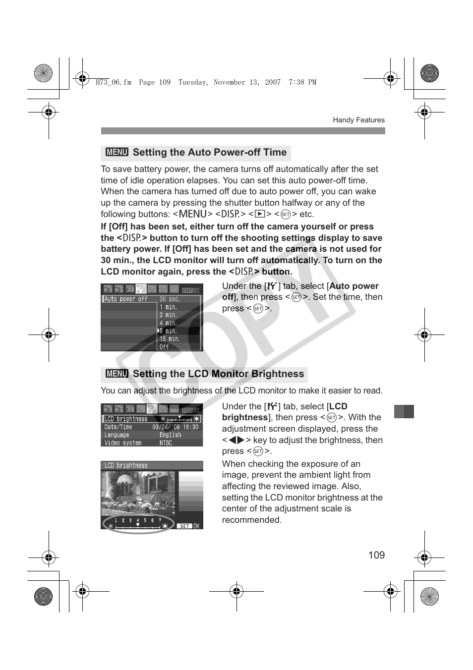 Canon EOS Rebel xsi User Manual | Page 109 / 196