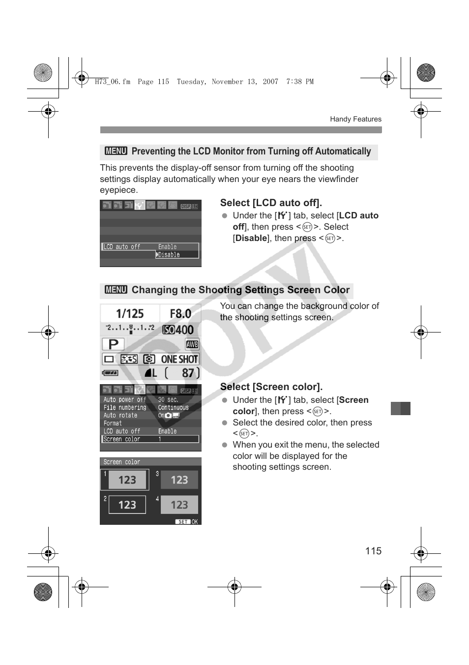 Canon EOS Rebel xsi User Manual | Page 115 / 196